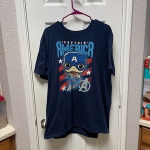 Funko Captain America TShirt XL USED